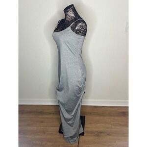 Gray Women's Sleeveless Tight Maxi Dress Size Large